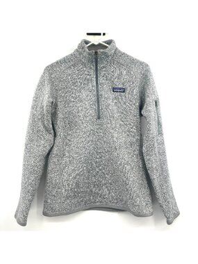 Patagonia Better Sweater Quarter Zip in Gray Women's Medium